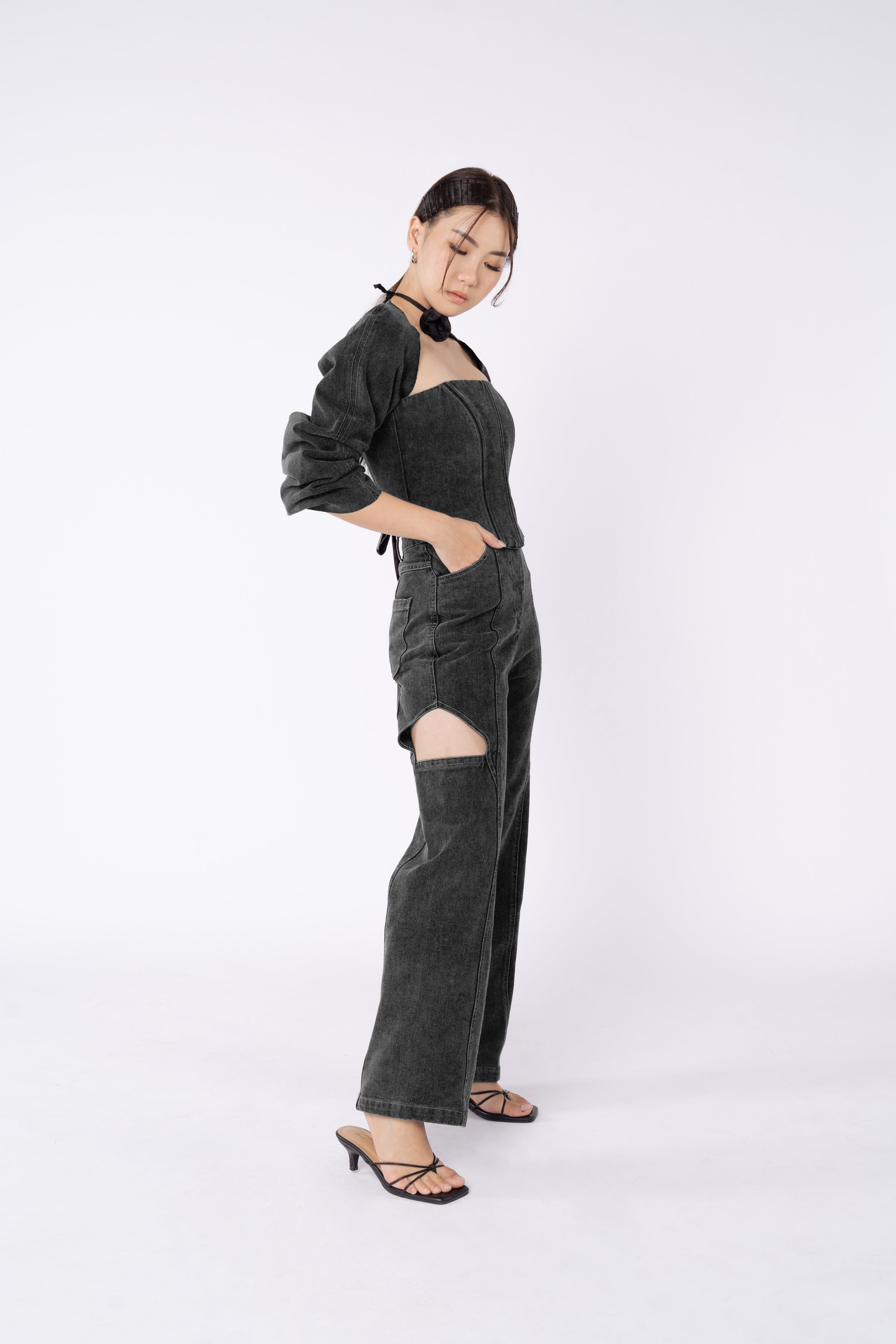 Gion Cut Out Pants