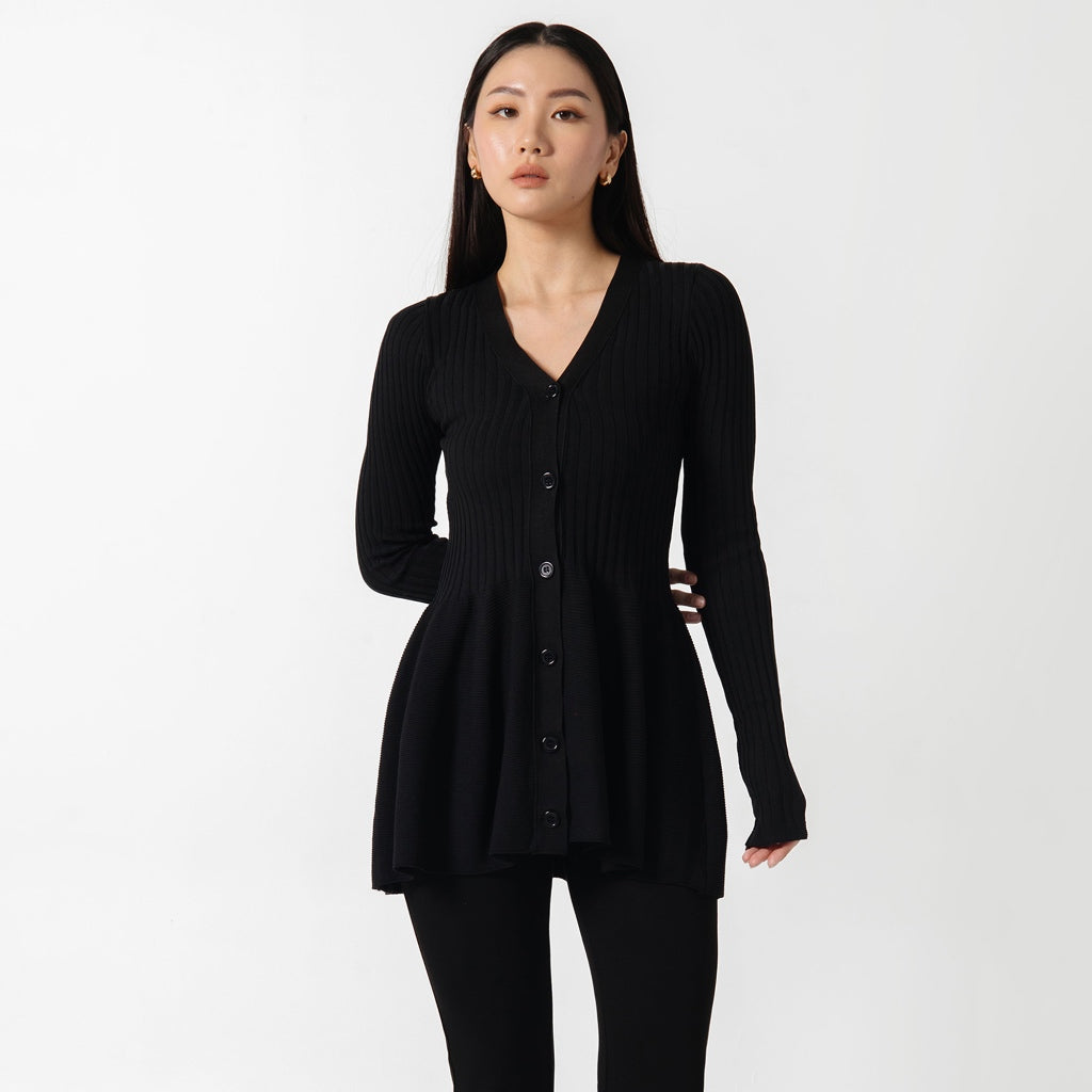 Was Taken - Nicole Top | Atasan Wanita | Top Wanita | Cardigan | Peplum Knit