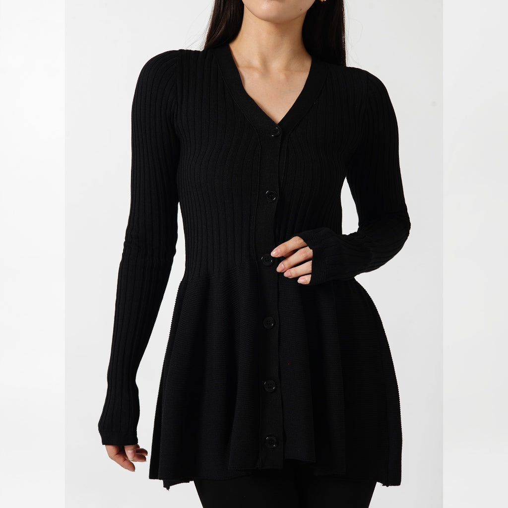 Was Taken - Nicole Top | Atasan Wanita | Top Wanita | Cardigan | Peplum Knit